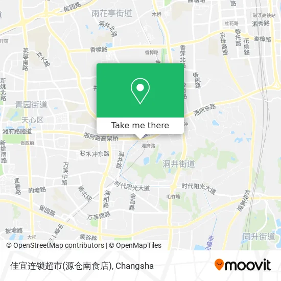 佳宜连锁超市(源仓南食店) map