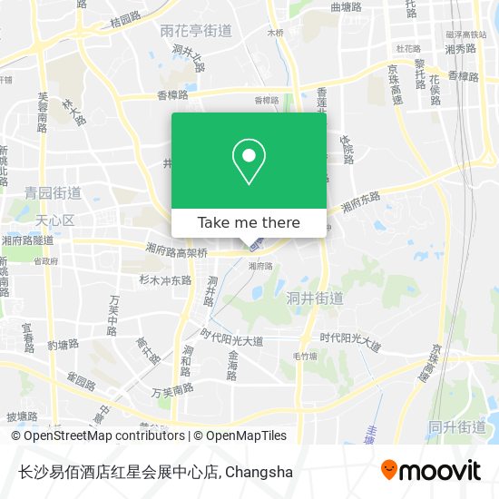 长沙易佰酒店红星会展中心店 map