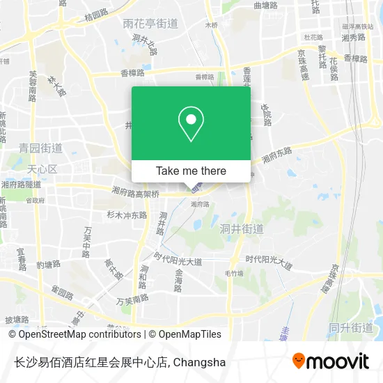长沙易佰酒店红星会展中心店 map