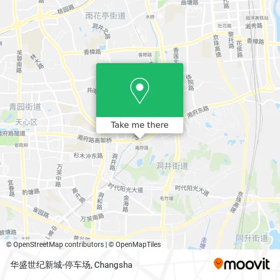 华盛世纪新城-停车场 map