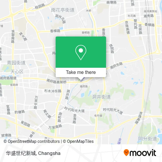 华盛世纪新城 map