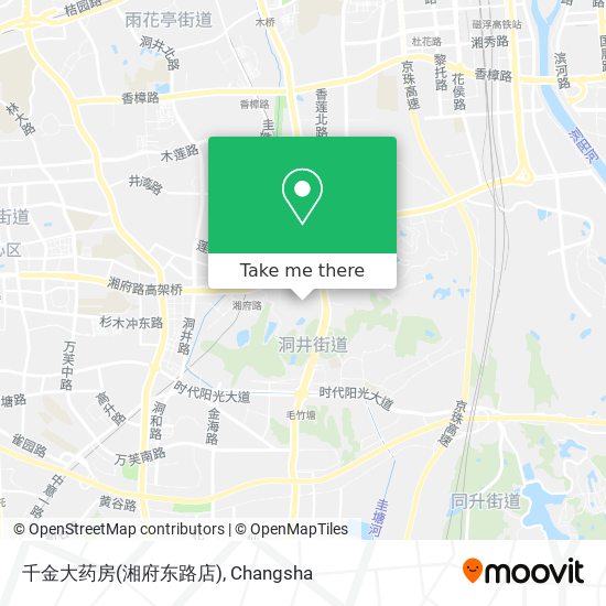 千金大药房(湘府东路店) map