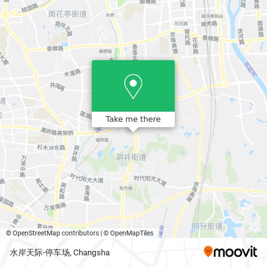 水岸天际-停车场 map