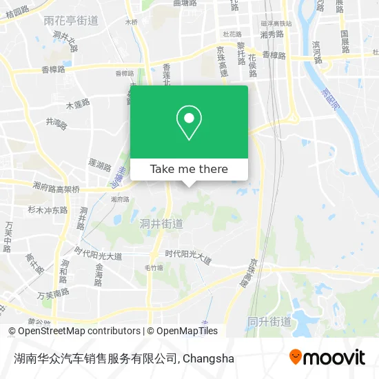 湖南华众汽车销售服务有限公司 map