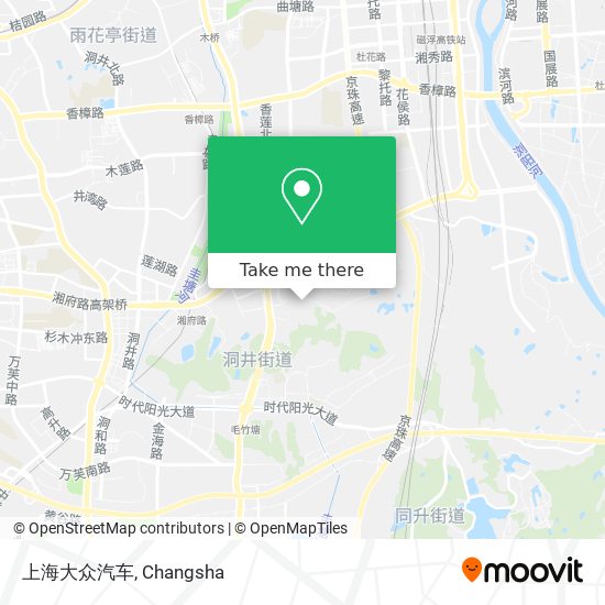 上海大众汽车 map