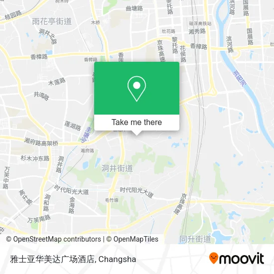 雅士亚华美达广场酒店 map