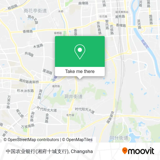 中国农业银行(湘府十城支行) map