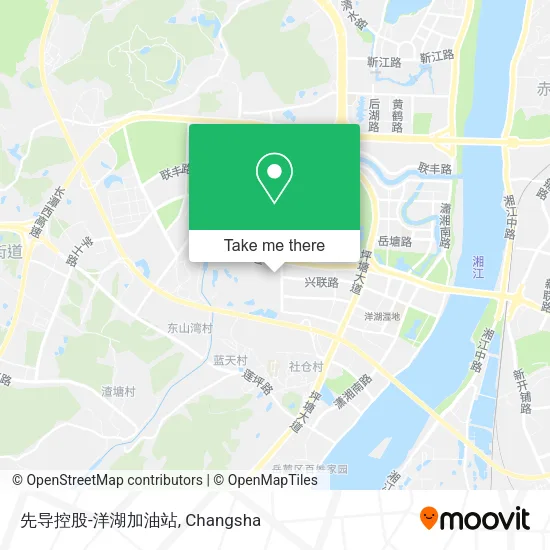 先导控股-洋湖加油站 map