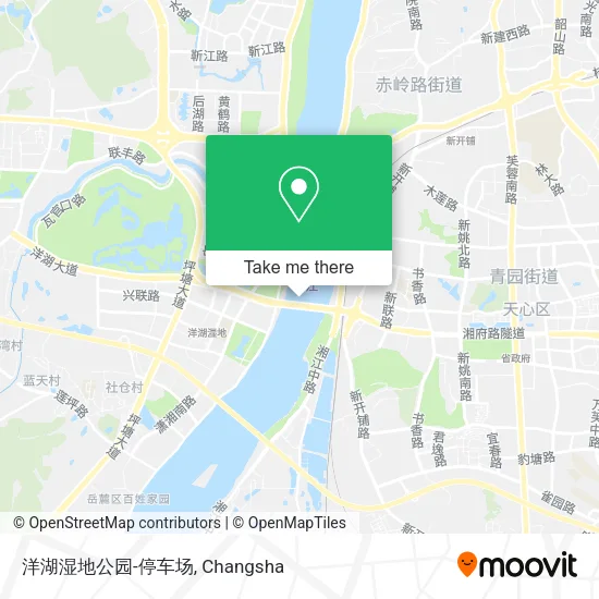 洋湖湿地公园-停车场 map