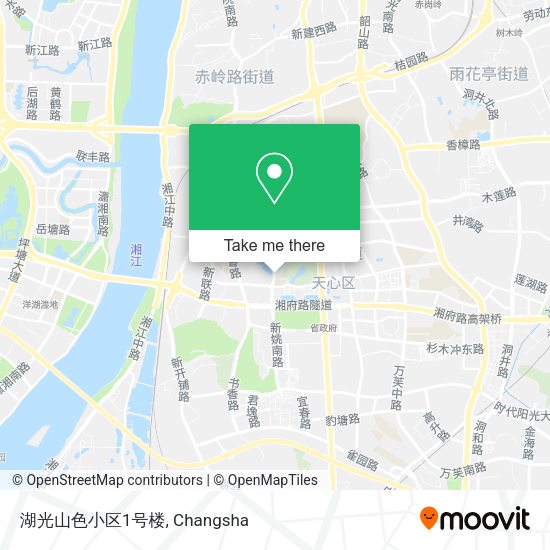 湖光山色小区1号楼 map