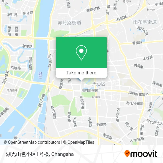 湖光山色小区1号楼 map
