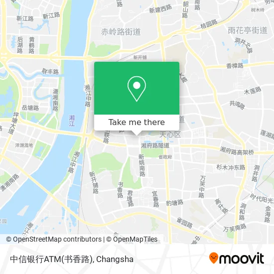 中信银行ATM(书香路) map