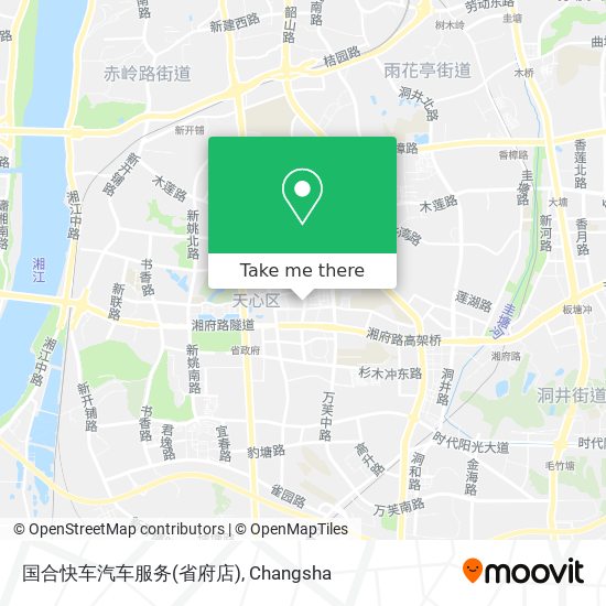国合快车汽车服务(省府店) map