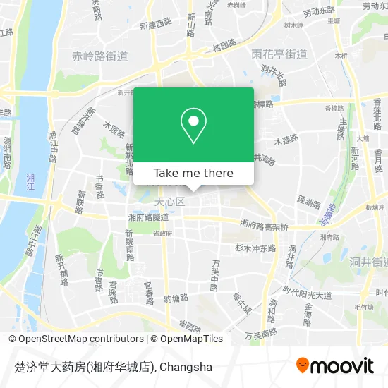 楚济堂大药房(湘府华城店) map