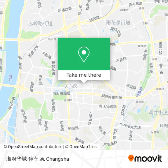 湘府华城-停车场 map