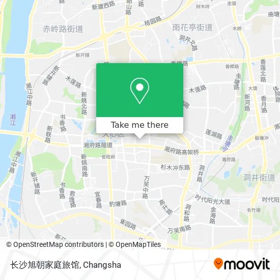 长沙旭朝家庭旅馆 map
