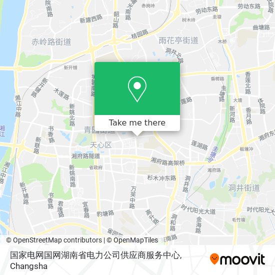 国家电网国网湖南省电力公司供应商服务中心 map