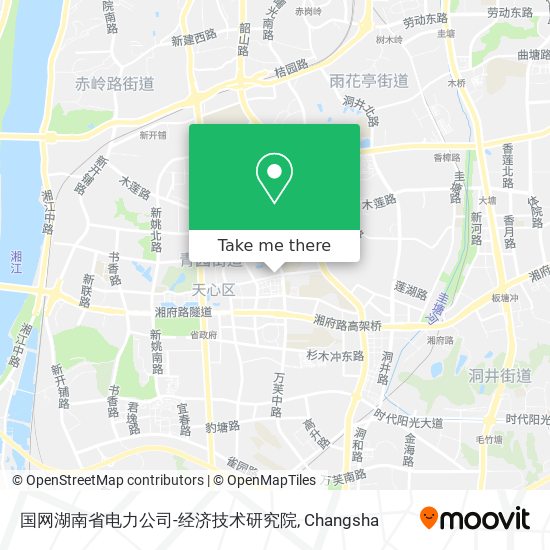 国网湖南省电力公司-经济技术研究院 map