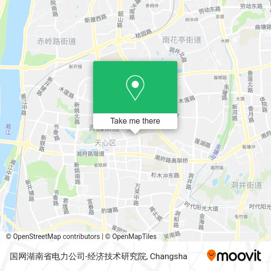 国网湖南省电力公司-经济技术研究院 map