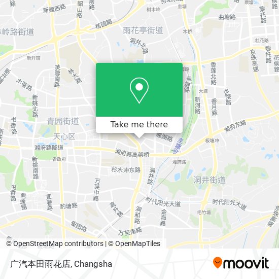 广汽本田雨花店 map