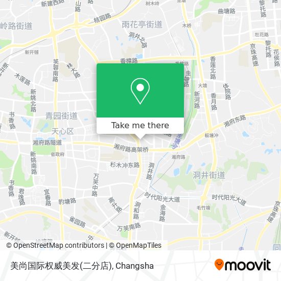 美尚国际权威美发(二分店) map