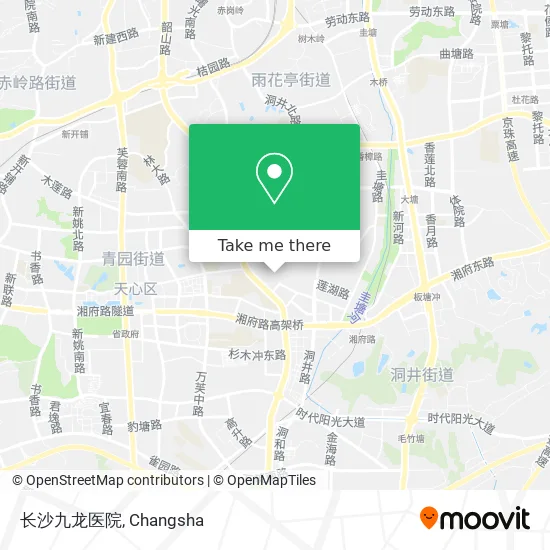 长沙九龙医院 map