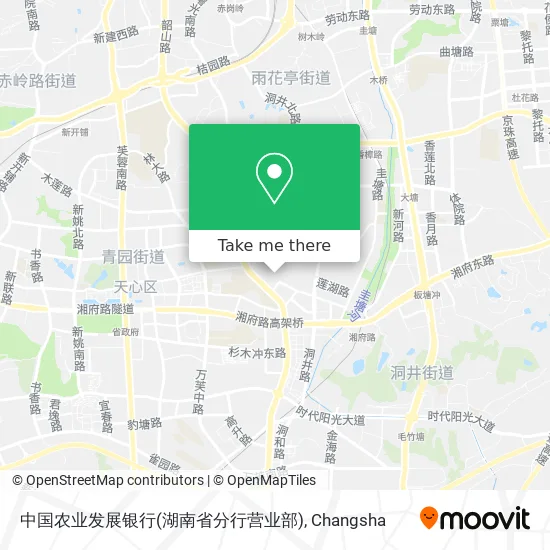 中国农业发展银行(湖南省分行营业部) map