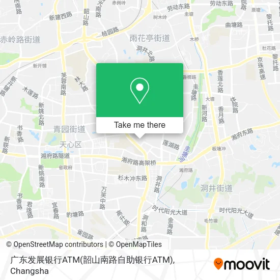 广东发展银行ATM(韶山南路自助银行ATM) map