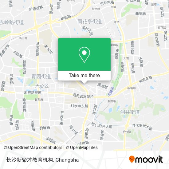 长沙新聚才教育机构 map