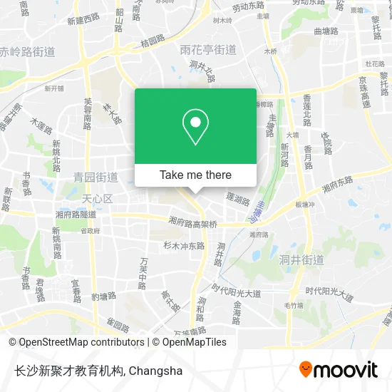 长沙新聚才教育机构 map