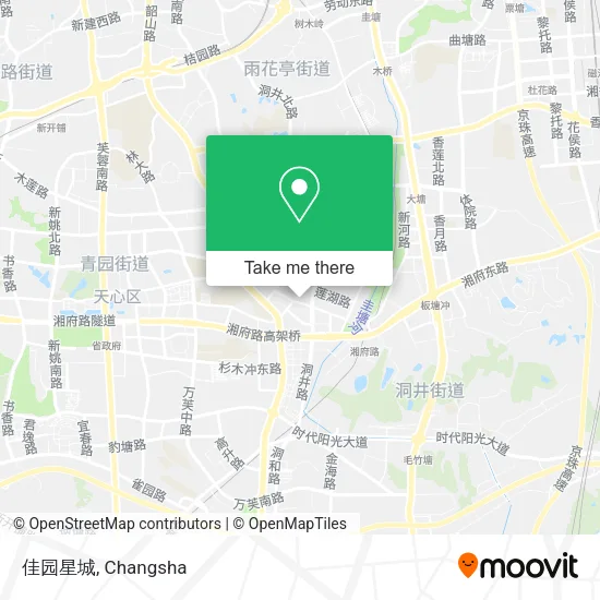 佳园星城 map