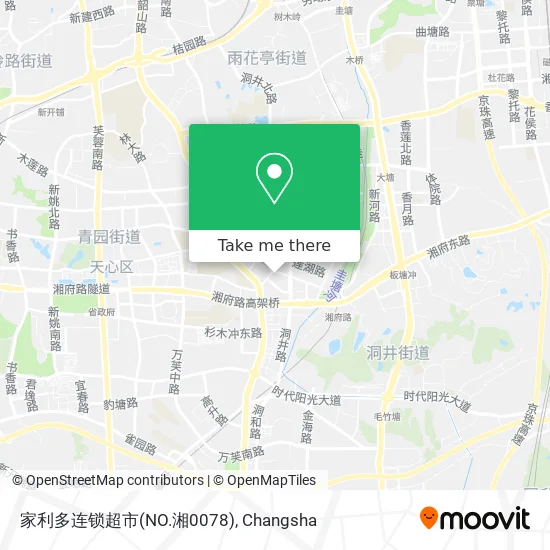 家利多连锁超市(NO.湘0078) map