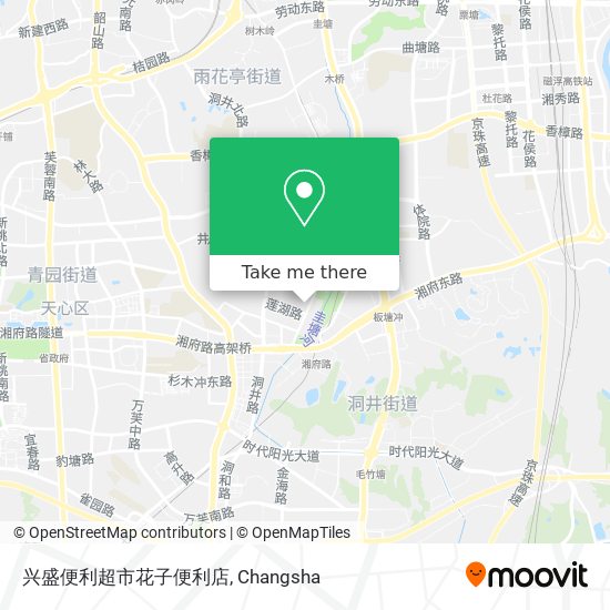 兴盛便利超市花子便利店 map