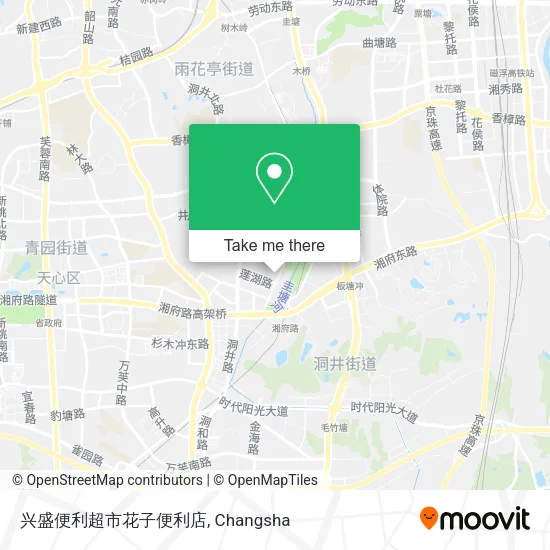 兴盛便利超市花子便利店 map