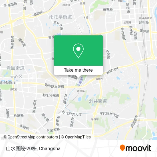山水庭院-20栋 map