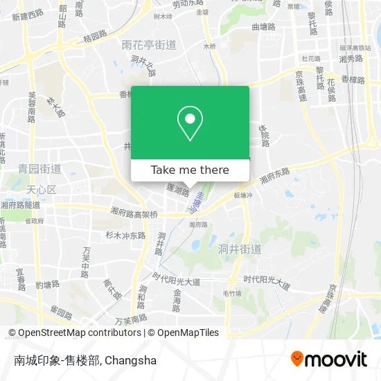 南城印象-售楼部 map