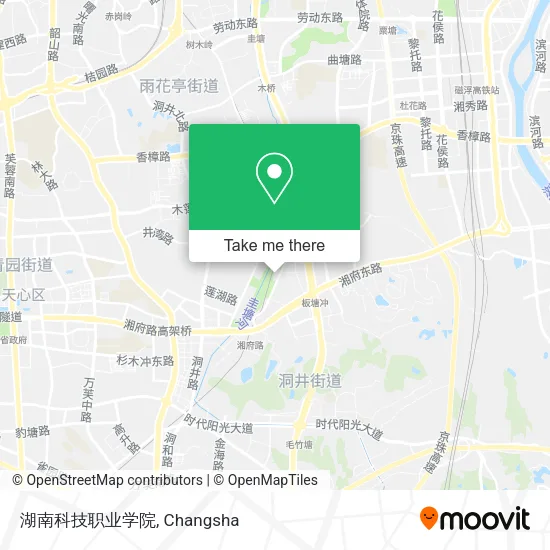 湖南科技职业学院 map