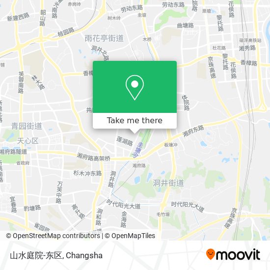 山水庭院-东区 map