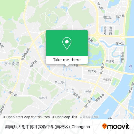 湖南师大附中博才实验中学(南校区) map