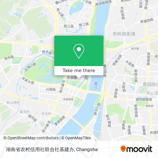 湖南省农村信用社联合社基建办 map