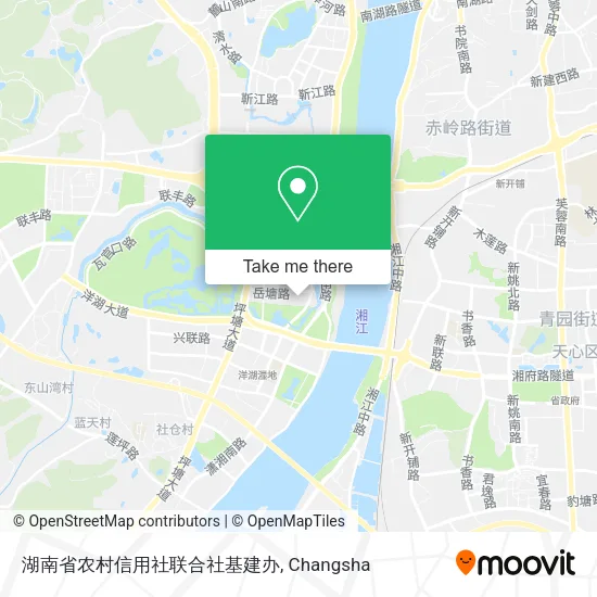 湖南省农村信用社联合社基建办 map