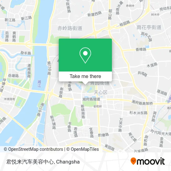 君悦来汽车美容中心 map