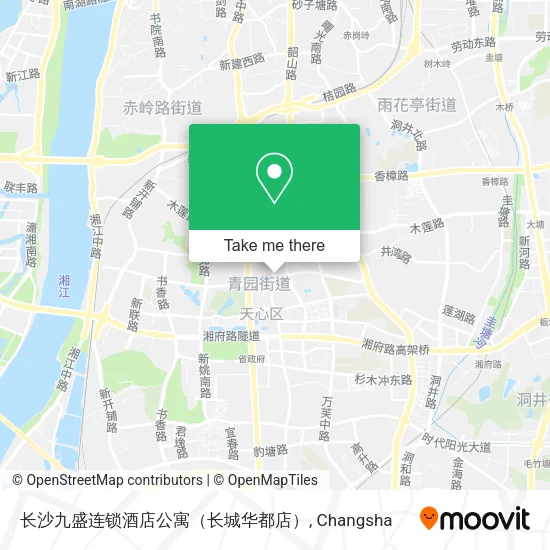 长沙九盛连锁酒店公寓（长城华都店） map
