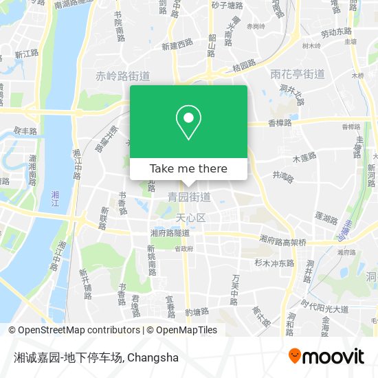 湘诚嘉园-地下停车场 map