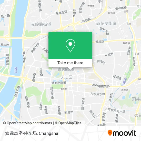 鑫远杰座-停车场 map