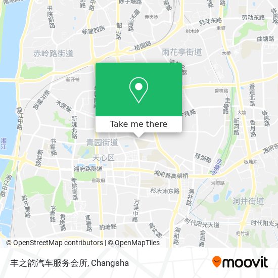 丰之韵汽车服务会所 map