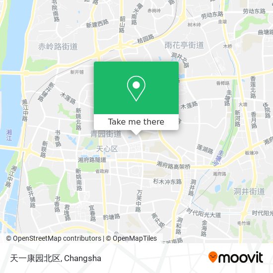 天一康园北区 map