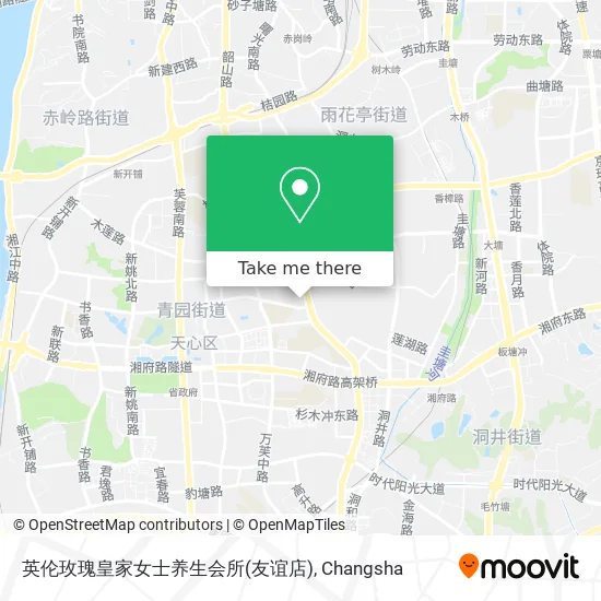 英伦玫瑰皇家女士养生会所(友谊店) map