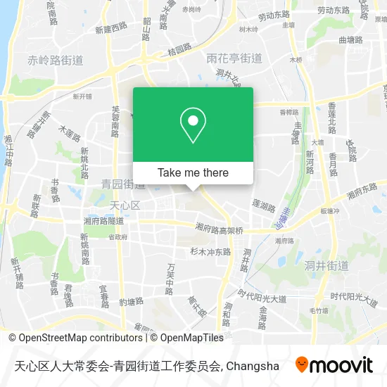 天心区人大常委会-青园街道工作委员会 map