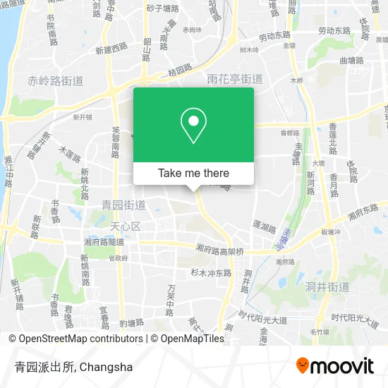 青园派出所 map